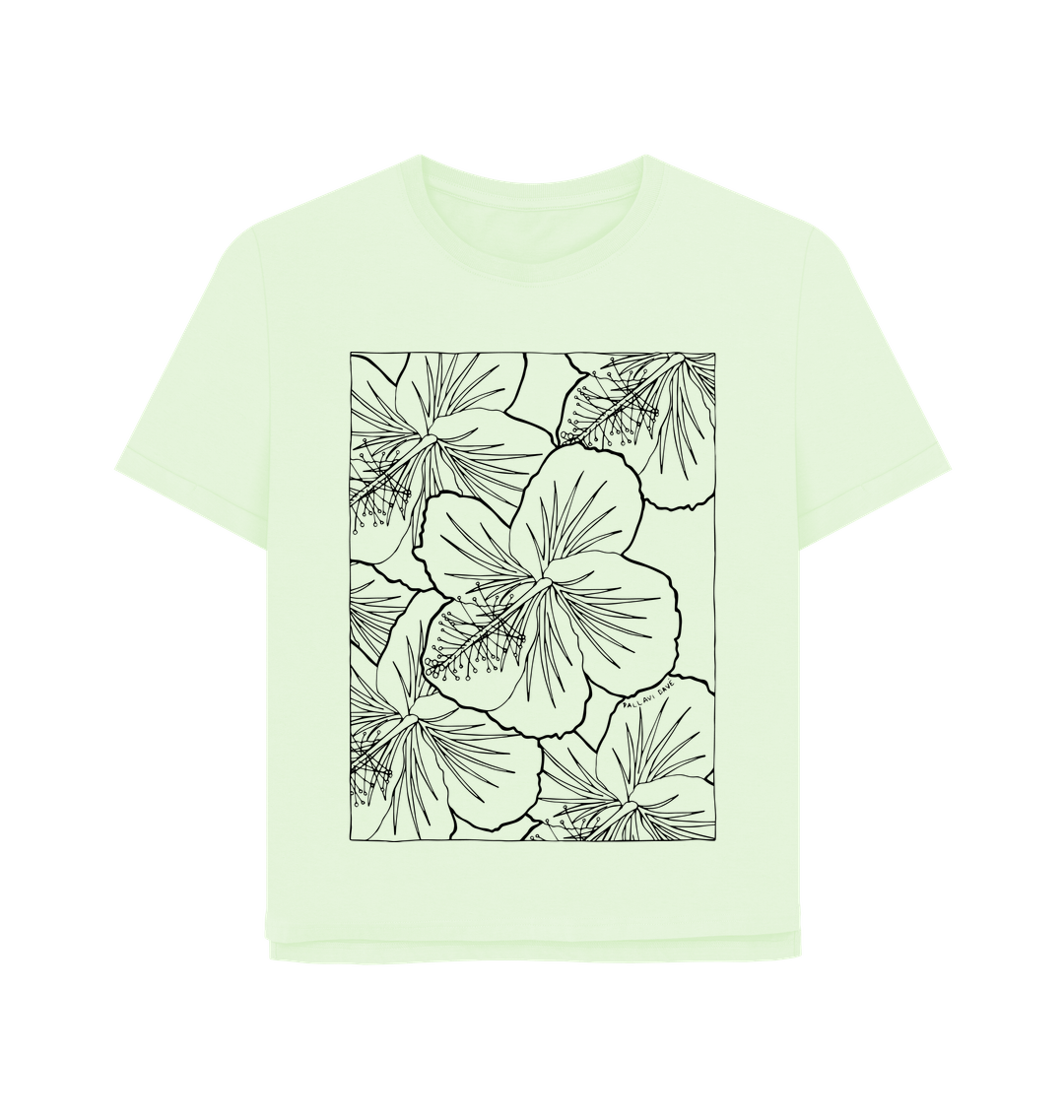 Pastel Green Printed T-shirt