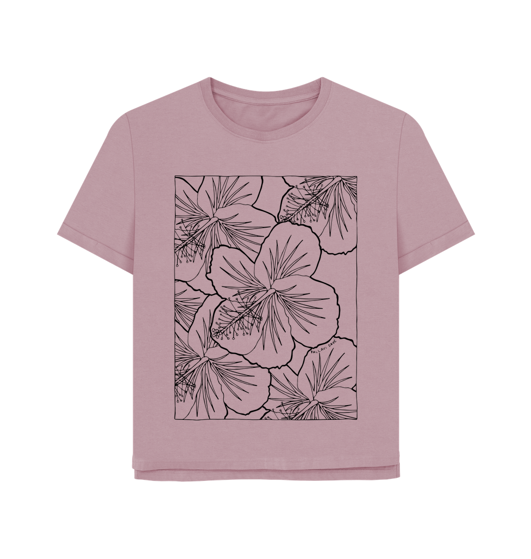 Mauve Printed T-shirt