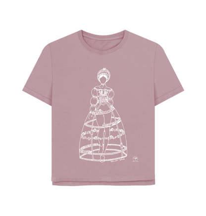 Mauve Printed T-shirt Front