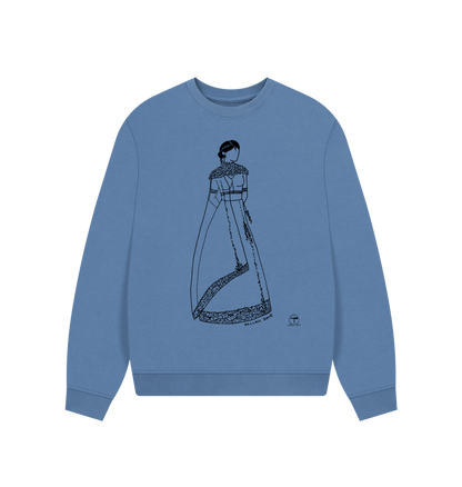 Solent Printed Sweater Front