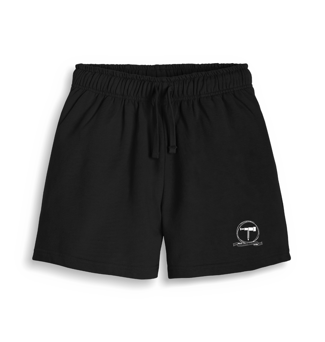 Black Printed Womens Joggers Front