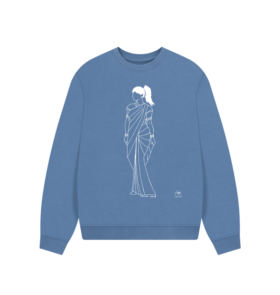 Solent Printed Sweater Front