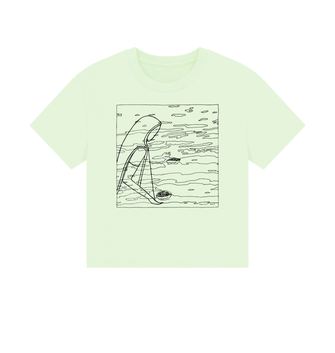 Pastel Green Printed T-shirt