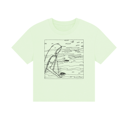 Pastel Green Printed T-shirt