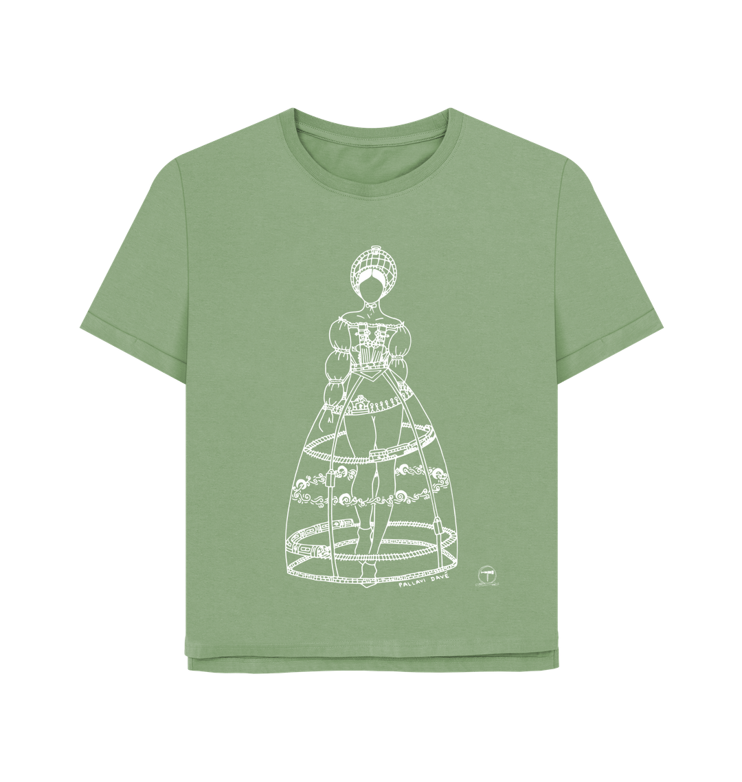 Sage Printed T-shirt Front