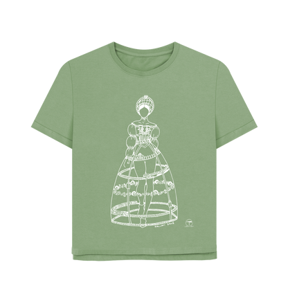 Sage Printed T-shirt Front