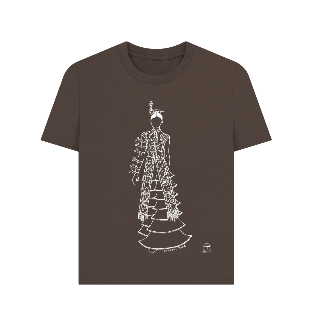 Chocolate Printed T-shirt Front