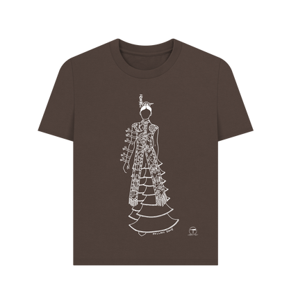 Chocolate Printed T-shirt Front