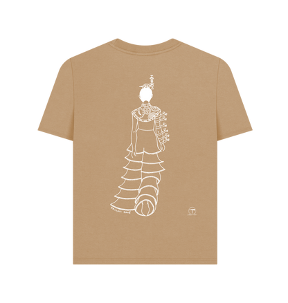 Sand Printed T-shirt Back