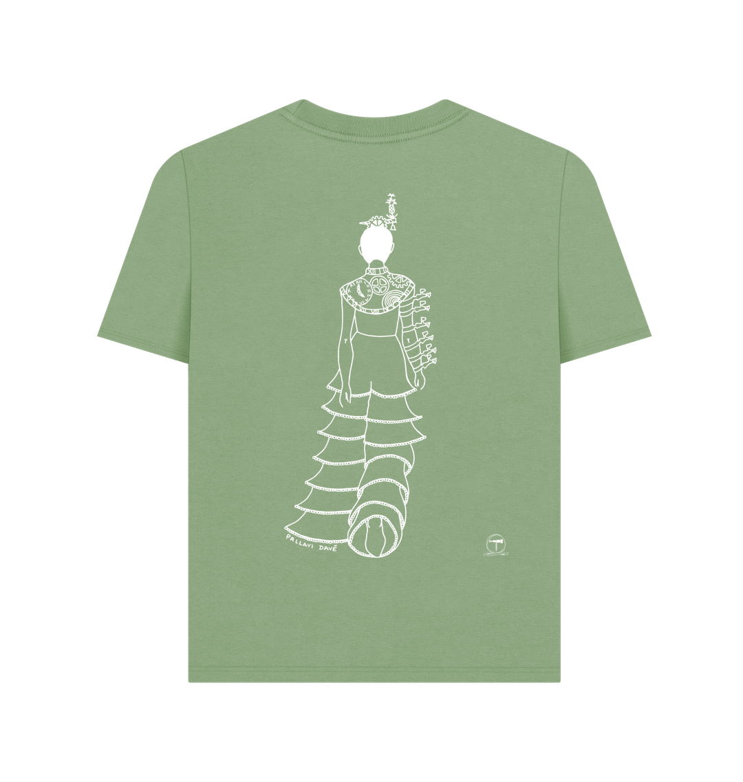 Sage Printed T-shirt Back