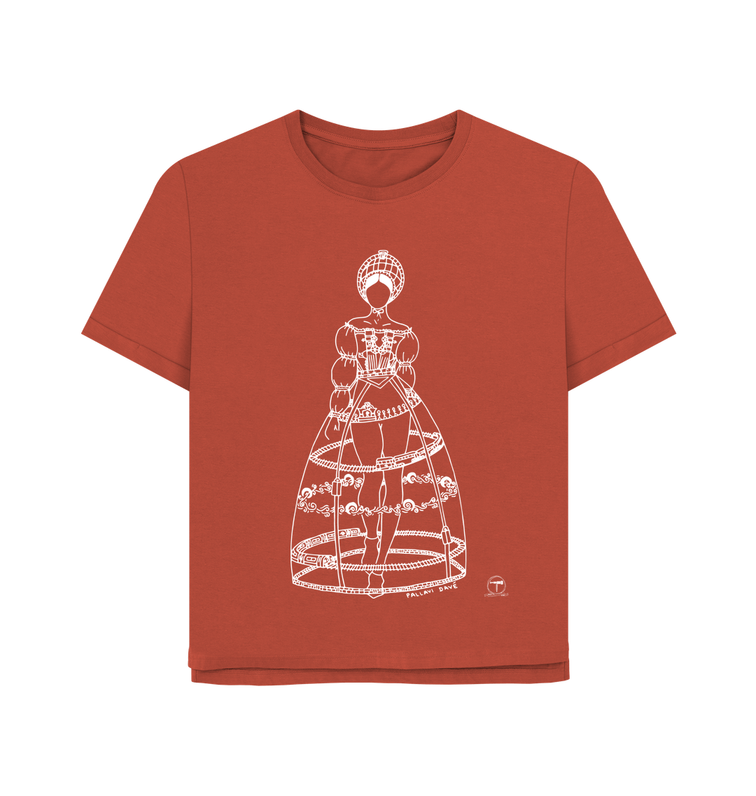 Rust Printed T-shirt Front