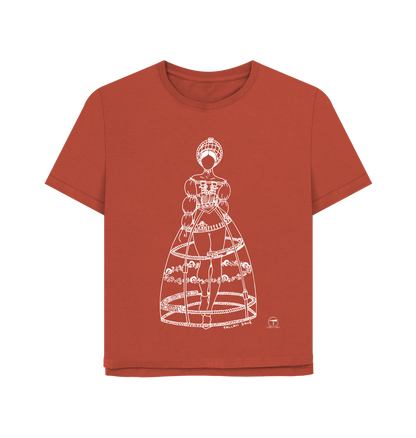 Rust Printed T-shirt Front