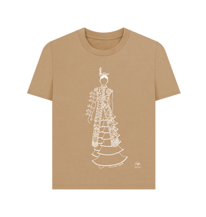 Sand Printed T-shirt Front